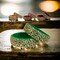 Indian Silk Thread Bangles for Women Traditional Kundan Bracelet Return Gifts Indian Bridal Set Thread Bangle Hippie Jewelry Bollywood Bracelet Gift for Her